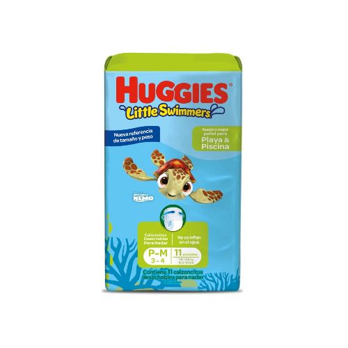 Pañales Huggies Little Swimmers Talle P - M 11 Uds.