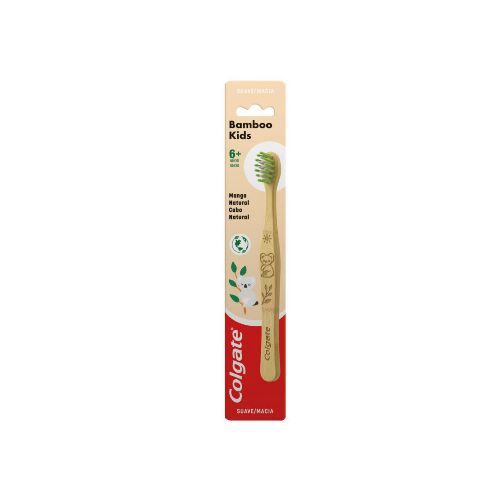 Cepillo De Dientes Colgate Bamboo Kids 6+ X 1 Unidad