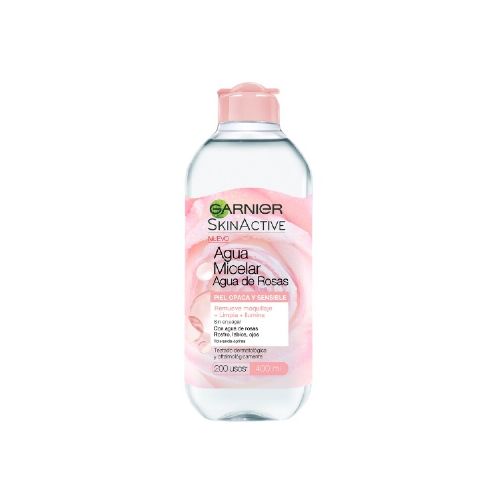 Agua Micelar Garnier Con Rosas 400 Ml.