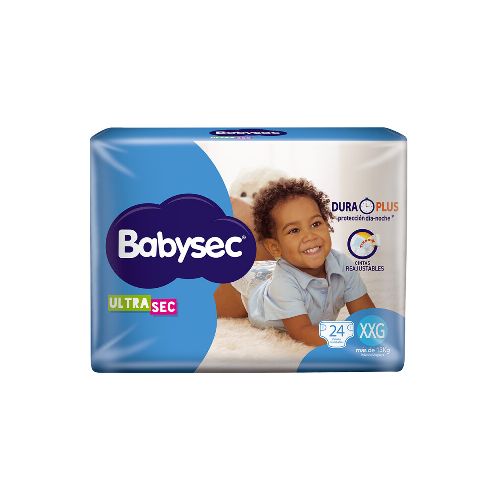 Pañales Babysec Ultra Talle Xxg 24 Uds.