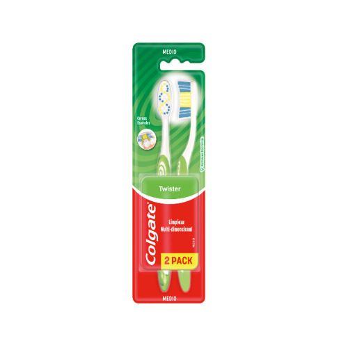 Cepillo De Dientes Colgate Twister 2x1