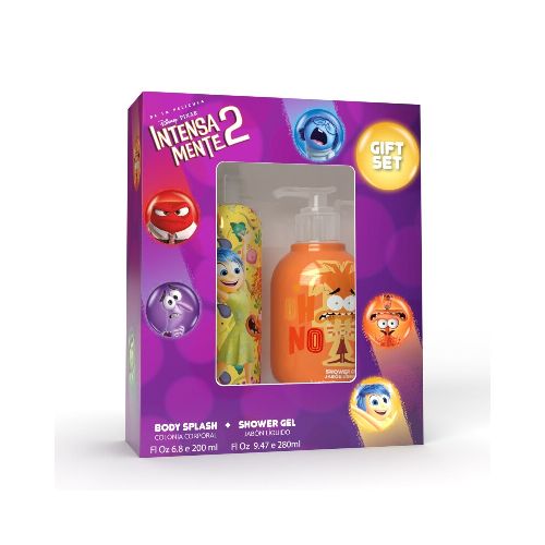 Set Disney Intensamente Body Splash + Shower Gel