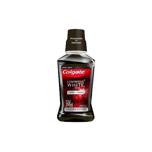 Enjuague Bucal Colgate Luminous White Carbon 250 Ml.