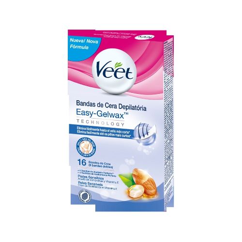 Bandas Depilatorias Veet Axilas Y Bikini 16 Uds.