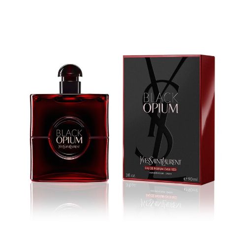 Perfume Ysl Black Opium Edp Over Red 90 Ml.