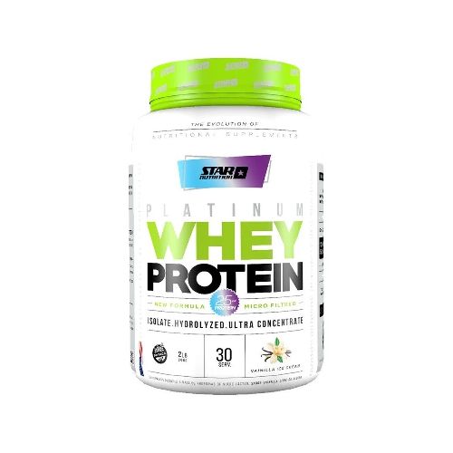 Platinum Whey Protein Star Nutrition Sabor Vainilla 2 Lbs.