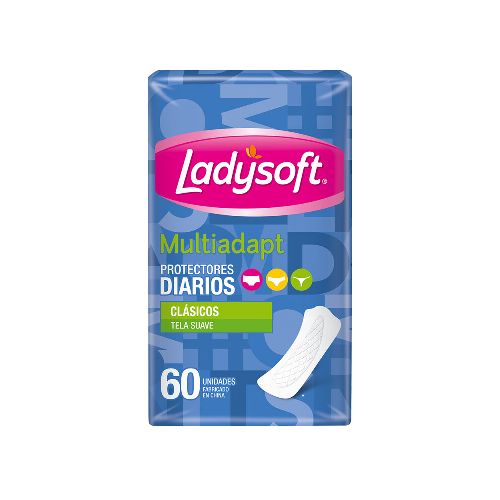 Protectores Diarios Ladysoft Clásicos Multiadapt 60 Uds.