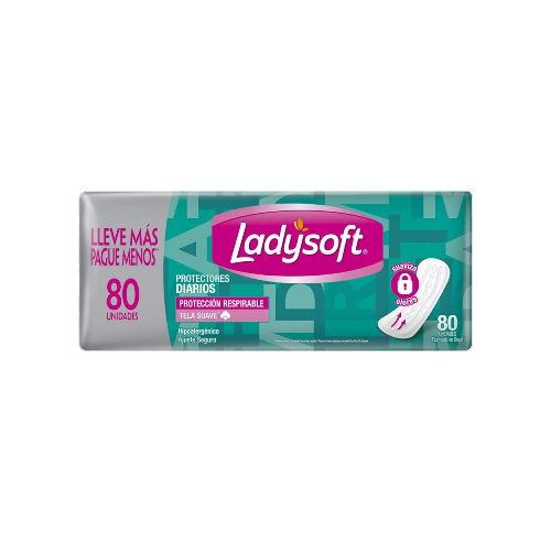 Protectores Diarios Ladysoft Respirable 80 Uds.