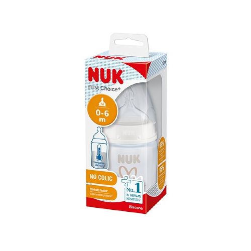 Mamadera Nuk First Choice Silicona Control Temperatura 150ml