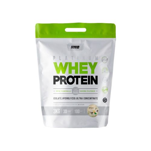 Platinum Whey Protein Star Nutrition Sabor Vainilla 3 Kgs.