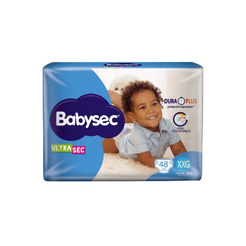 Pañales Babysec Ultra Talle Xxg 48 Uds.