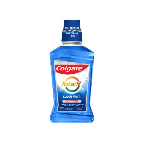 Enjuague Bucal Colgate Total 12 Clean Mint 500 Ml.