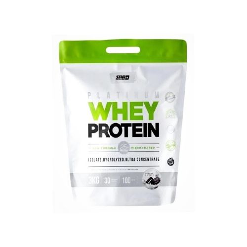 Platinum Whey Protein Star Nutrition Sabor Cookies 3 Kgs.