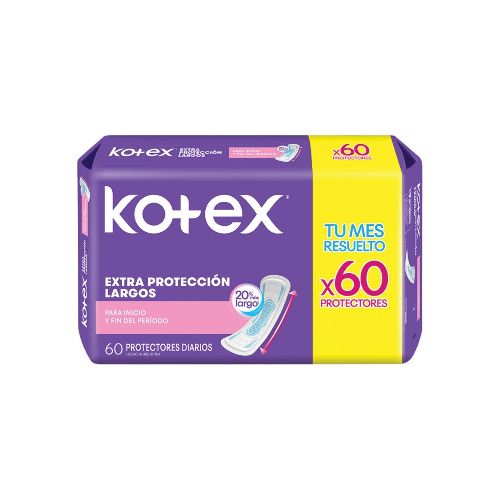 Protectores Diarios Kotex Largo 60 Uds.