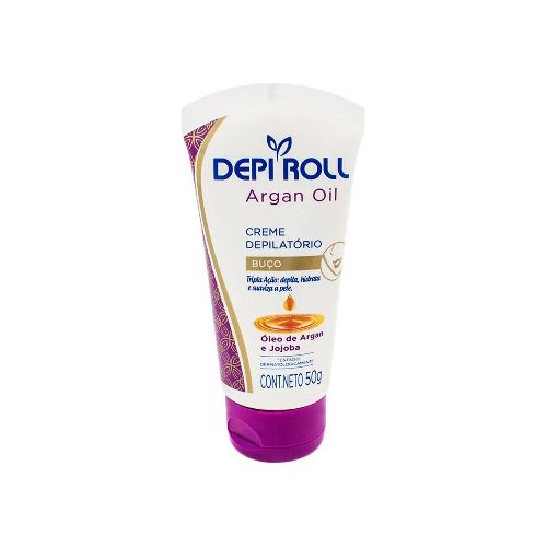 Crema Depilatoria Depi Roll Facial Argán 50 Ml.