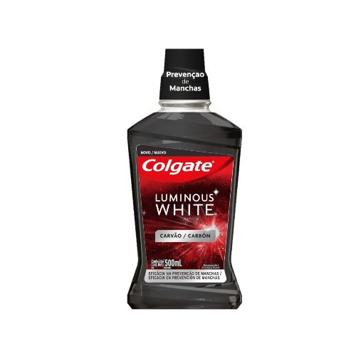 Enjuague Bucal Colgate Luminous White Carbon 500 Ml.