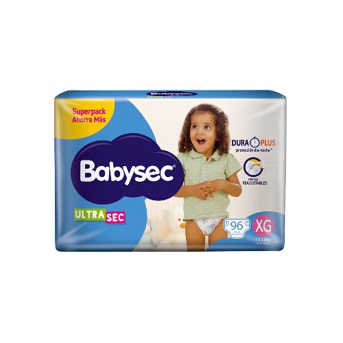 Pañales Babysec Ultra Talle Xg 96 Uds.