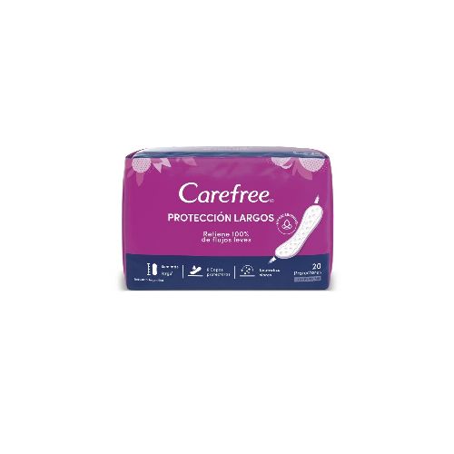 Protectores Diarios Carefree Largos Perfumados 20 Uds.