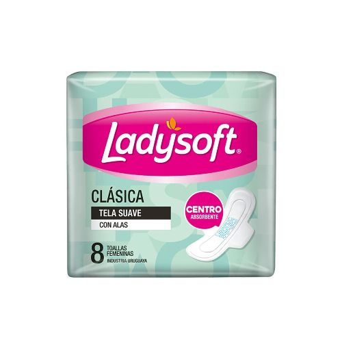 Toallas Femeninas Ladysoft Clásica T.suave 8 Uds.