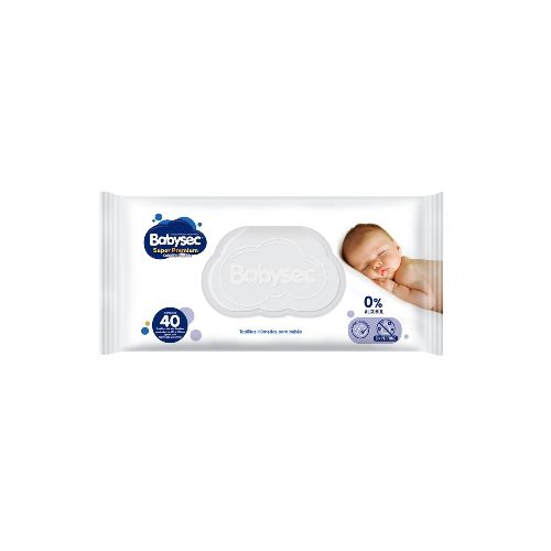 Toallitas Húmedas Babysec Super Premium 40 Uds.