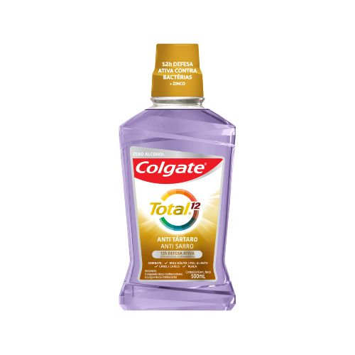 Enjuague Bucal Colgate Total 12 Anti Sarro 500 Ml.