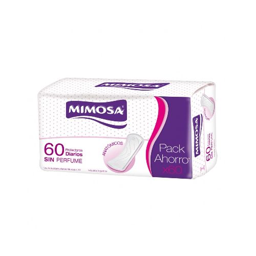 Protectores Diarios Mimosa 60 Uds.