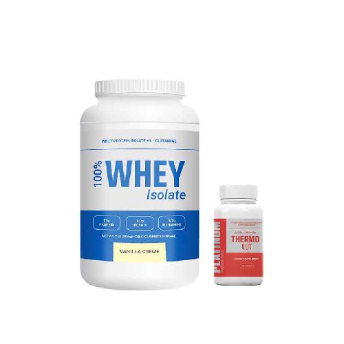 Platinum 100% Whey Protein Isolate 2lb (908g) + Thermocut