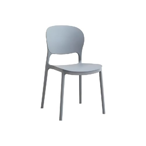 Silla De Comedor Respaldo Gris Antideslizante 79x40x40cm®