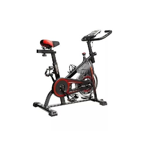 Bicicleta Fija Coolbear Cb-301 Para Spinning Negra Y Roja