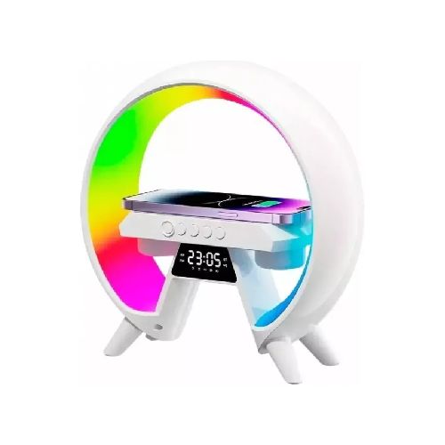 Veladora Led Rgb Cargador Parlante Inalámbrico Bluetooth®