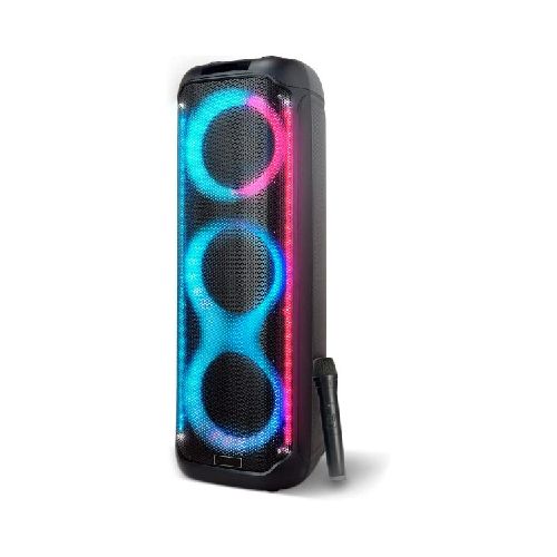 Parlante Portátil Bluetooth Usb Luces, Mic & Control 50w®