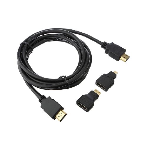 Cable Hdmi 3 En 1 (microHDMI, miniHDMI)