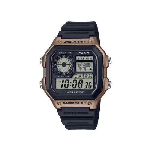 Reloj Digital Casio Ae-1200wh-5av Resistente Al Agua 100mts®