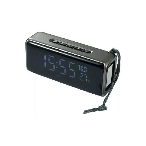 Parlante Tyg Reloj Digital Despertador Tg-174 Bluetooth Sd®