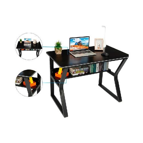 Mesa Escritorio Gamer 100x50x75cm Metal Y Madera Profesional