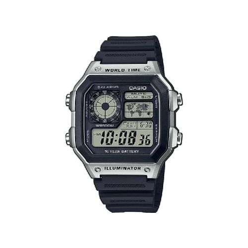 Reloj Digital Casio Ae-1200wh-1cv Resistente Al Agua 100mts®