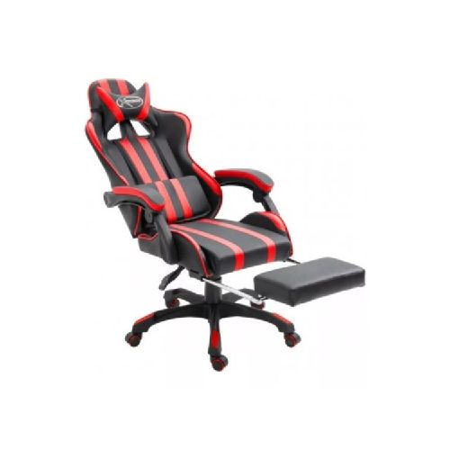 Silla Gamer Reclinable Reforzada Con Posa Pie Y Almohadones®