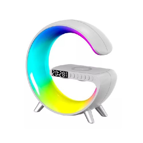 Lámpara De Mesa Rgb Cargador Parlante Inalámbrico Bluetooth®