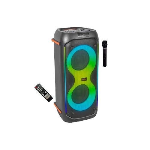 Parlante Portátil Bluetooth Usb Luces, Mic & Control 40w®.