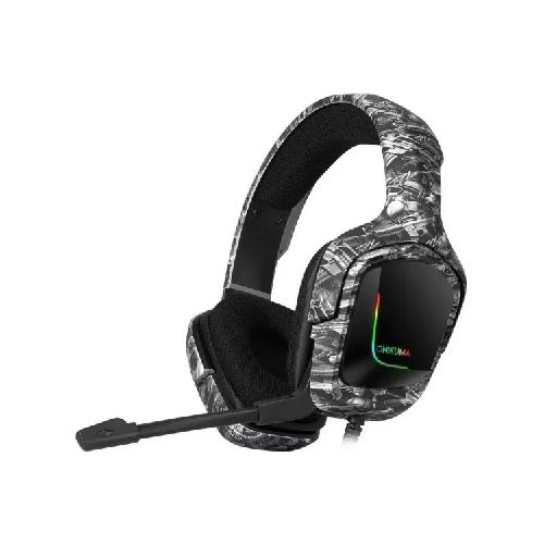 Auriculares Gamer Onikuma K20 Camuflaje Con Luz Rgb Led®