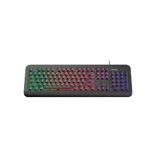 Teclado Gamer Rgb Viewsonic Profesional Ku315 En Español