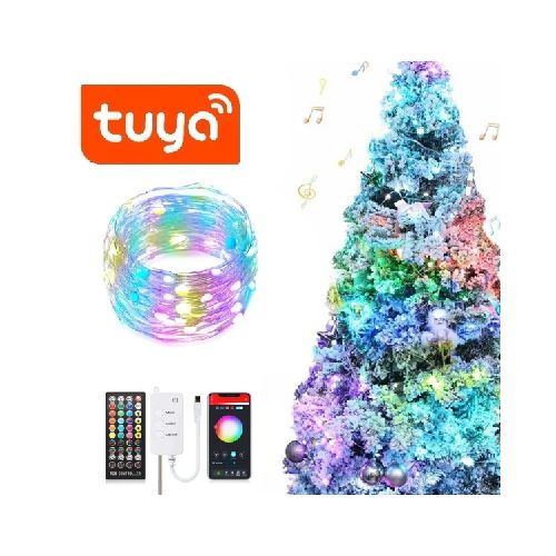 Tira Luces Led Navidad Smart Wifi Audioritmicas RGB Tuya 10m 