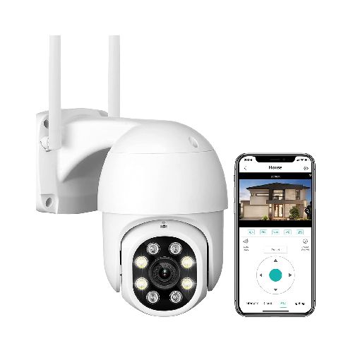 Camara IP Exterior Seguimiento 1080 Audio Wifi Smart 