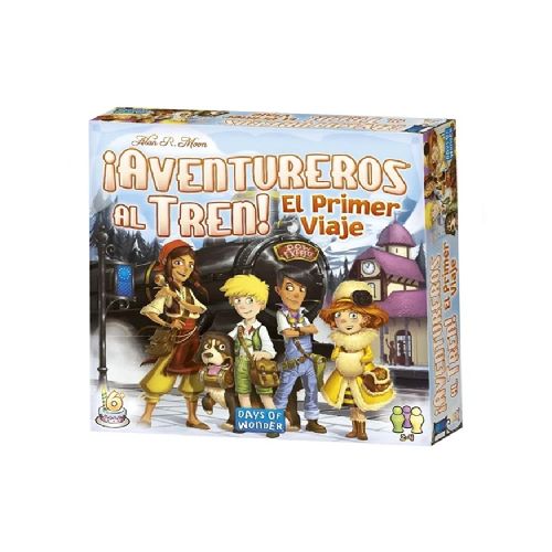 Juego de Mesa Asmodee Aventureros Al Tren Primer Viaje +6  