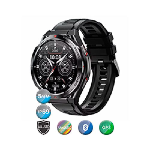 Smartwatch Cubot GT1 5atm Ip69k Mil-std Bluetooth Gps  