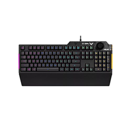 Teclado Gaming Tuf Gaming K1 Usb 1000hz 5 Zonas Rgb  