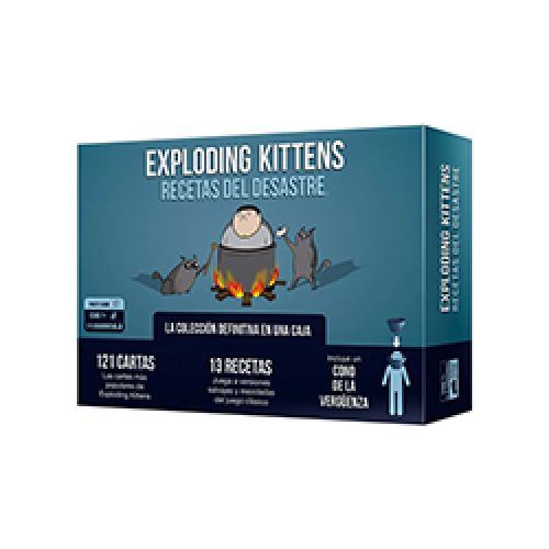 Juego De Mesa Exploding Kittens Recetas Del Desastre +7  