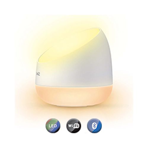 Lámpara Led Inteligente Philips Wiz Squire 9W Blanco Y Color  