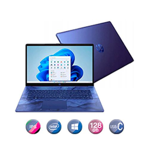 Notebook Hp 17,3'' N4120 4gb 128gb Win11  