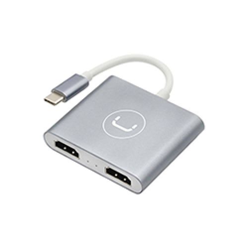 Hub Usb C A Hdmi Unno Hb1103sv 2 Puertos 4k  